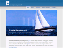 Tablet Screenshot of bountymanagement.com